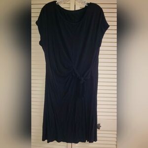 Shein Elegant Black Women's Mock Tie Dress Size Medium